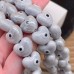 Сердце глаз керамика, цвет серый 14 мм штучно