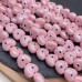 Сердце глаз керамика, цвет светло-розовый 14 мм 