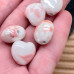 Сердце керамик бело-розовое 15 мм штучно