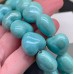 Сердце, керамика, цвет бирюзовый 15 мм штучно