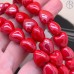 Сердце керамика цвет красный 12 мм штучно