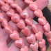 Сердце керамика, цвет розовый 10 мм штучно