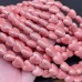 Сердце керамика, цвет розовый 10 мм