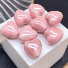 Сердце керамика, цвет розовый №3 12 мм штучно Сердце керамика, цвет розовый №3 12 мм штучно