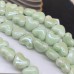 Сердце керамика, цвет салатовый 11 мм штучно