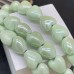 Сердце керамика цвет салатовый 12 мм штучно