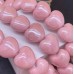 Сердце, керамика, цвет светло-розовый 15 мм штучно