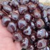Сердце керамика, цвет темно-коричневый 15 мм