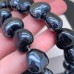 Сердце керамика цвет темно-синий 15 мм штучно