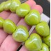 Сердце, керамика, цвет зеленый 15 мм штучно