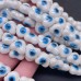 Сердце керамика глаз, цвет белый 10 мм 