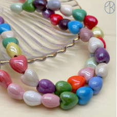 Сердце керамика микс 12 мм