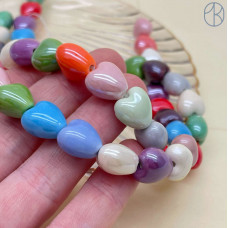 Сердце керамика микс 12 мм