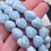 Сердце керамика точки, цвет светло-голубой 12 мм штучно