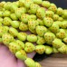 Сердце керамика точки, цвет зеленый 12 мм 