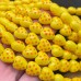Сердце керамика точки, цвет желтый 12 мм 