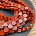 Сердце яшма красная №1 10 мм