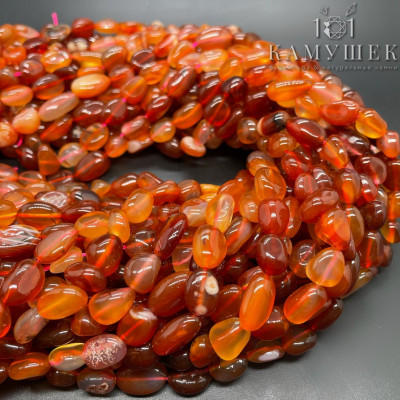 Сердолик галтовка 8-9 мм