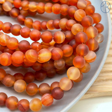 Сердолик матовый 10 мм