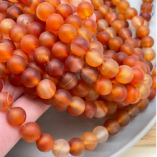 Сердолик матовый 10 мм