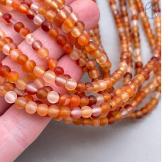 Сердолик матовый 4 мм