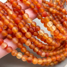 Сердолик матовый 6 мм