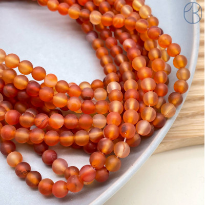 Сердолик матовый 6мм