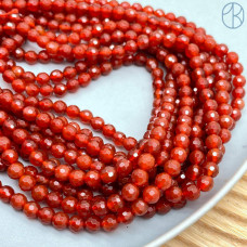 Сердолик мелкая огранка №2 6 мм (128 граней)