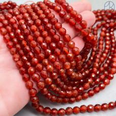 Сердолик мелкая огранка №2 6 мм (128 граней)