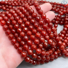 Сердолик мелкая огранка №2 8 мм (128 граней)