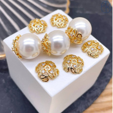 Шапочка цирконы, цвет золото 11 мм 