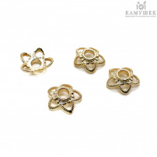 Шапочка, цвет золото 10 мм