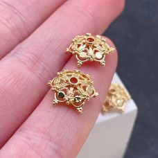 Шапочка, цвет золото 11 мм 