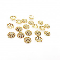 Шапочка, цвет золото 8 мм