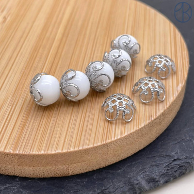 Шапочка сталь 10 мм, цвет серебро