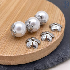 Шапочка сталь 11 мм, цвет серебро