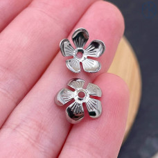 Шапочка сталь 11 мм, цвет серебро