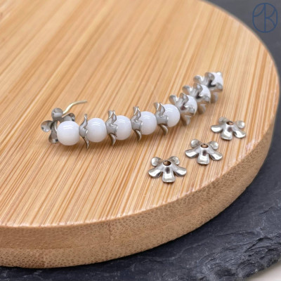 Шапочка сталь 6 мм, цвет серебро 