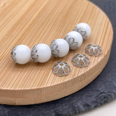 Шапочка сталь 8 мм, цвет серебро