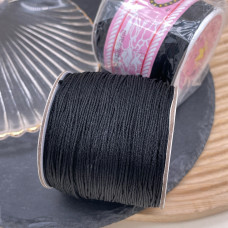Шнур нейлоновый черный 1 мм