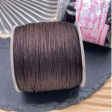 Шнур нейлоновый коричневый 1 мм