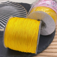 Шнур нейлоновый желтый 1 мм
