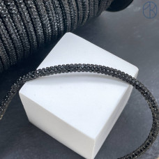 Шнур стразовый №3 4 мм