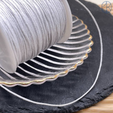 Шнур вощеный белый 1 мм