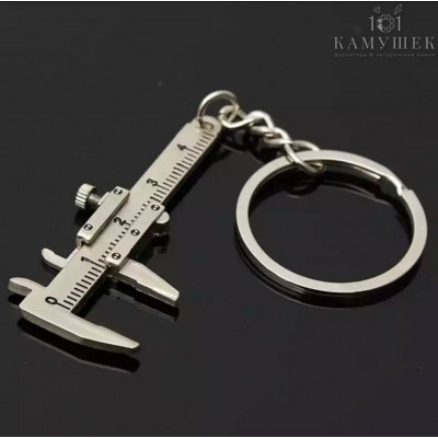 Штангенциркуль-брелок ручной цвет серебро