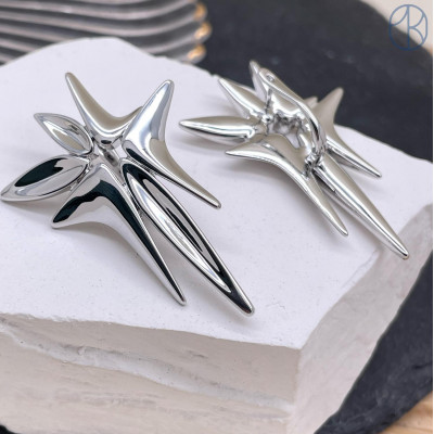 Швензы, цвет серебро 49х33 мм