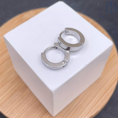 Швензы конго сталь №1, цвет серебро 14 мм