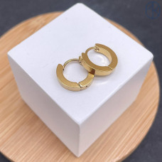 Швензы конго сталь №1, цвет золото 18К 14 мм