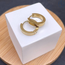 Швензы конго сталь №1, цвет золото 18К 16 мм