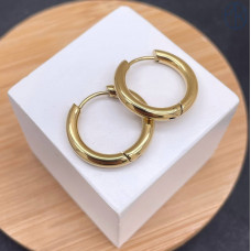 Швензы конго сталь, цвет золото 14К 20 мм